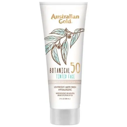 Australian Gold Botanical Tinted Lotion SPF50, Fair to Light 88ml